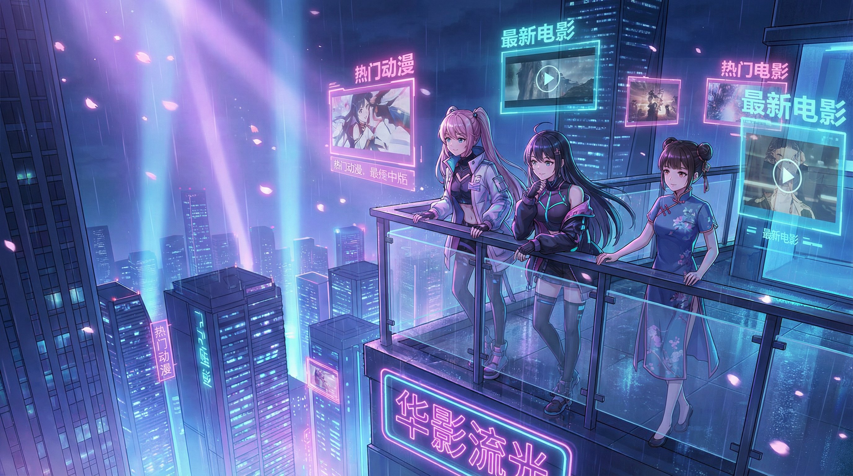 麻豆传媒国产视频 - 赛博都市原创动画